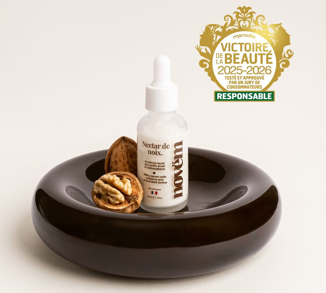 sérum visage avec noix 