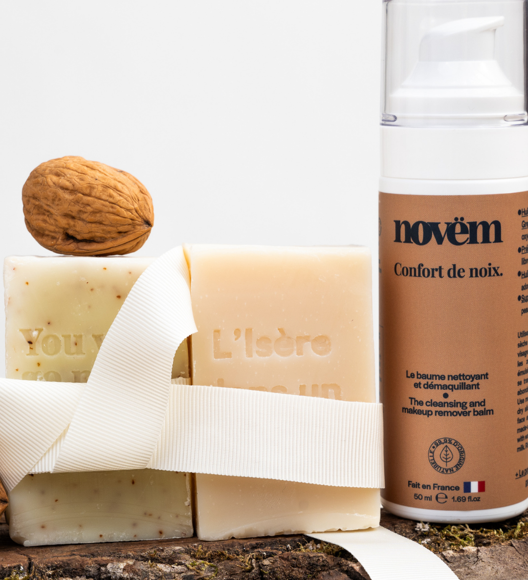 texture baume nettoyant naturel huile de noix