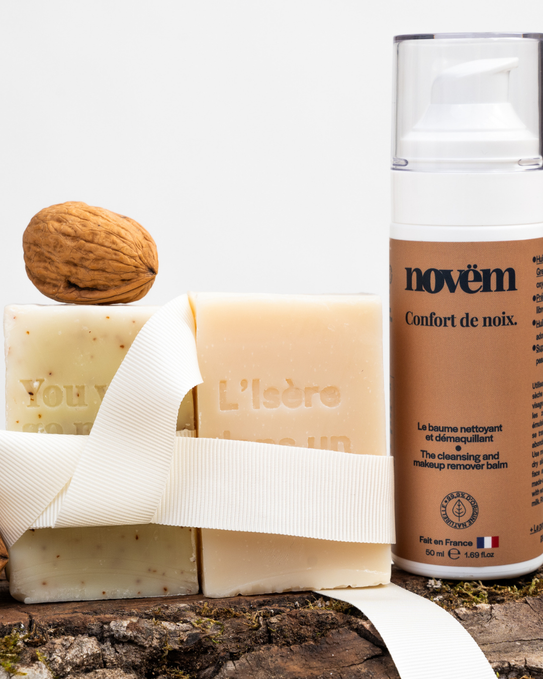 texture baume nettoyant naturel huile de noix