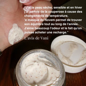 Masque Gommage Doux Peau Sensible à la Noix de Grenoble