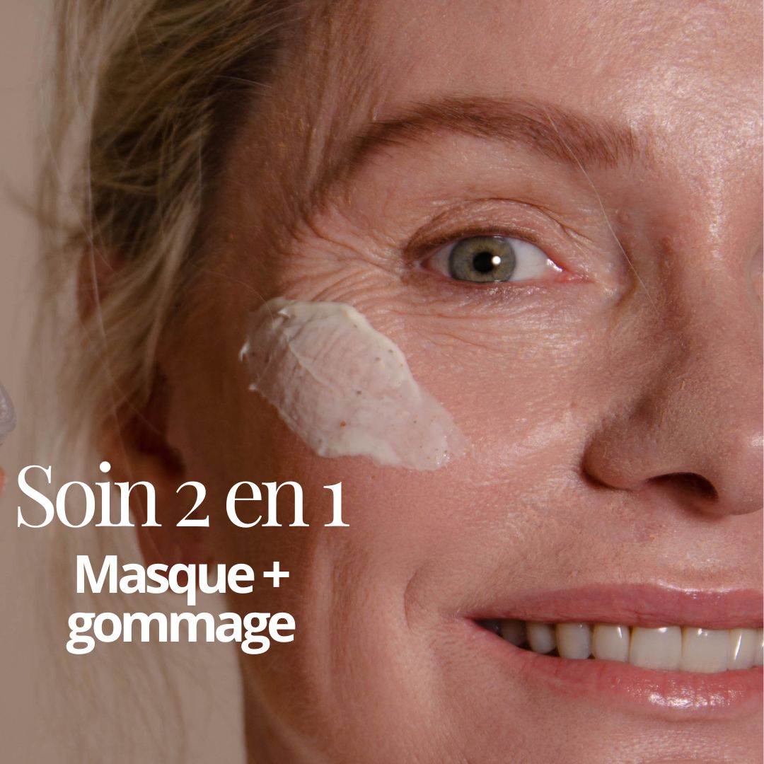 Masque gommage doux peau sensible à la Noix de Grenoble