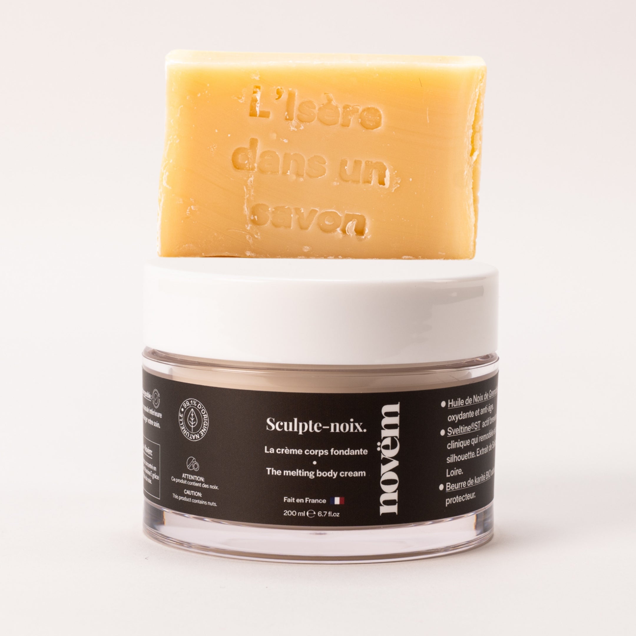 Duo Corps Apaisant – Crème nourrissante + Savon Beurre de Noix
