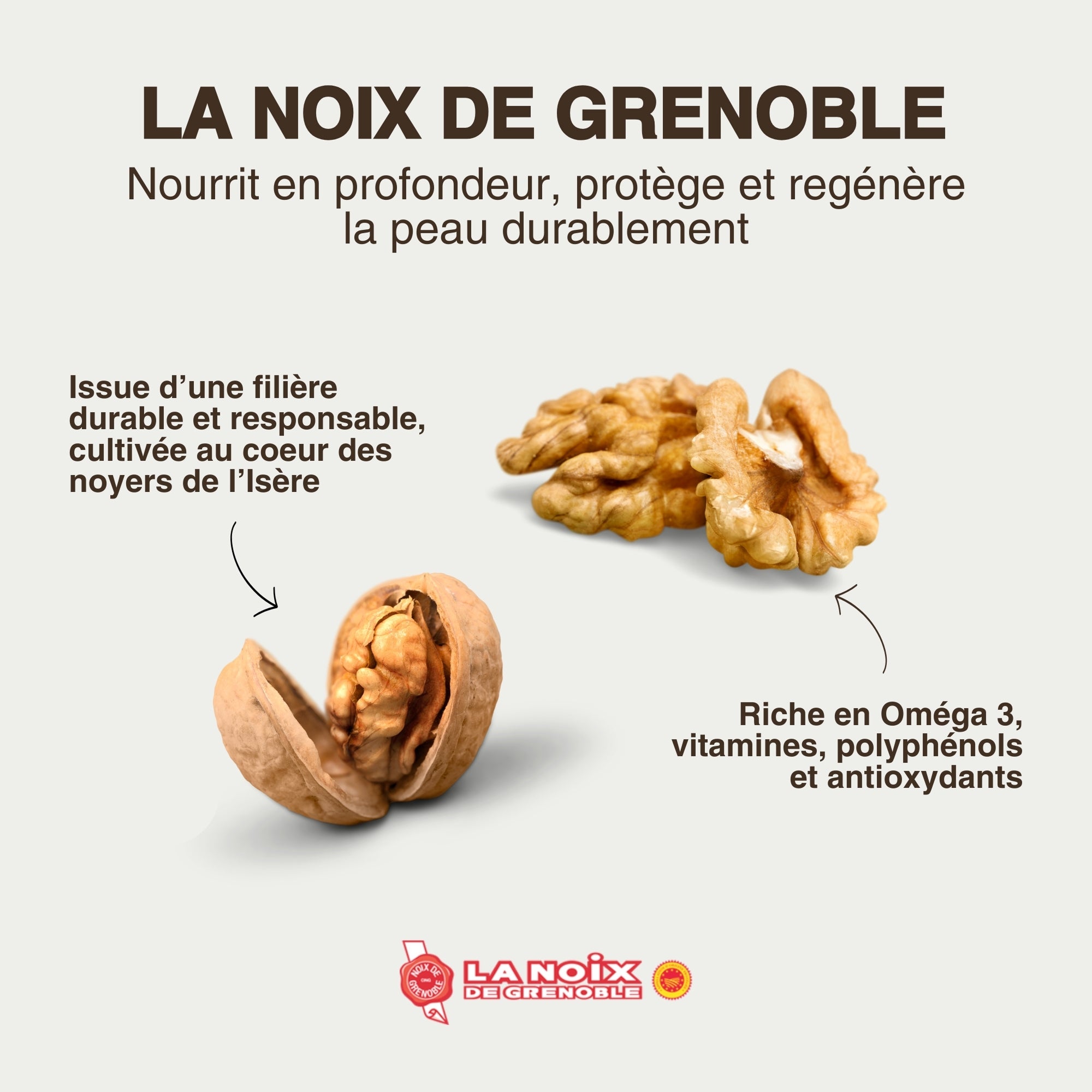 Baume Démaquillant & Nettoyant à l'huile de Noix – Peaux Sensible