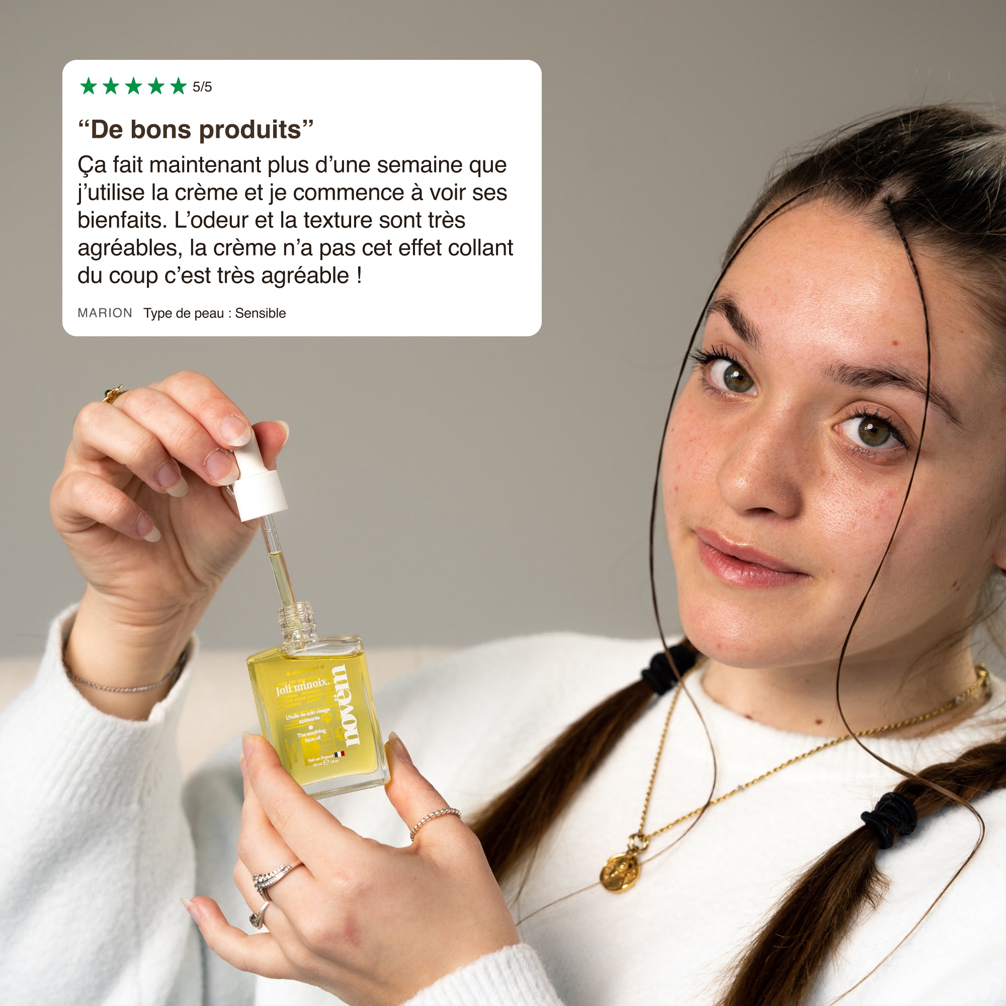 Routine visage anti-rougeurs