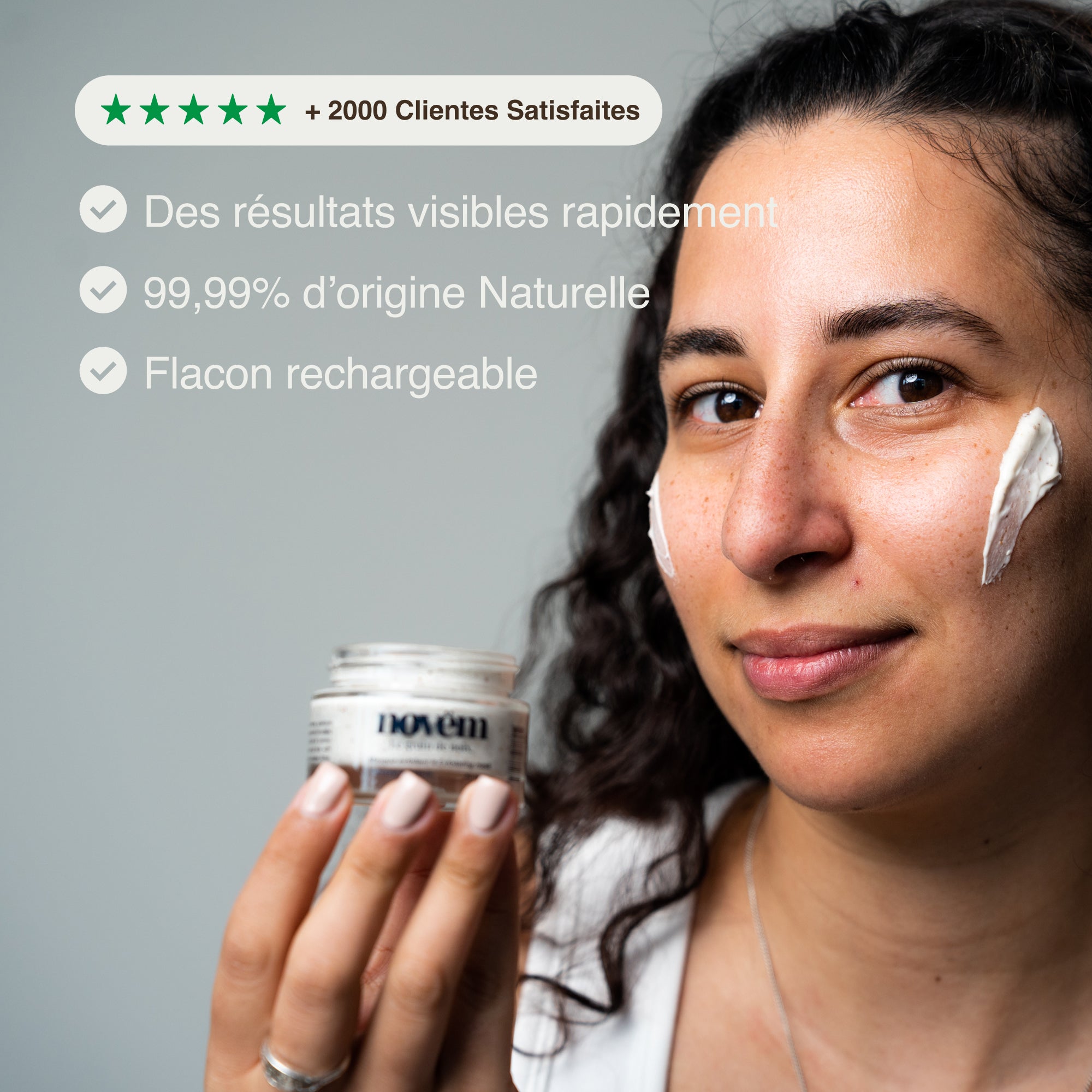 Masque Gommage Doux Peau Sensible à la Noix de Grenoble, format voyage
