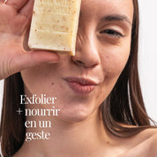 Solid Exfoliating Body Soap with Walnut Shell Powder 